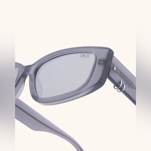 DEZI Cuffed Steel/Smoke Flash Gray Women's Glasses